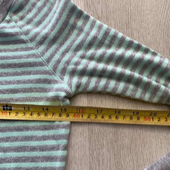 Victoria’s Secret Termal PJ’s teal gray metallic shimmer size XS cozy sleep - Picture 7 of 16